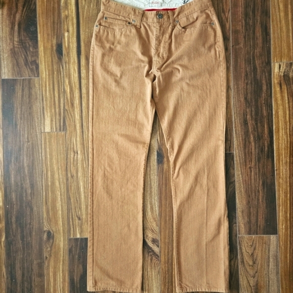 VINTAGE Stafford Prep Regular Fit Straight Leg Brown Jeans - Picture 6 of 9